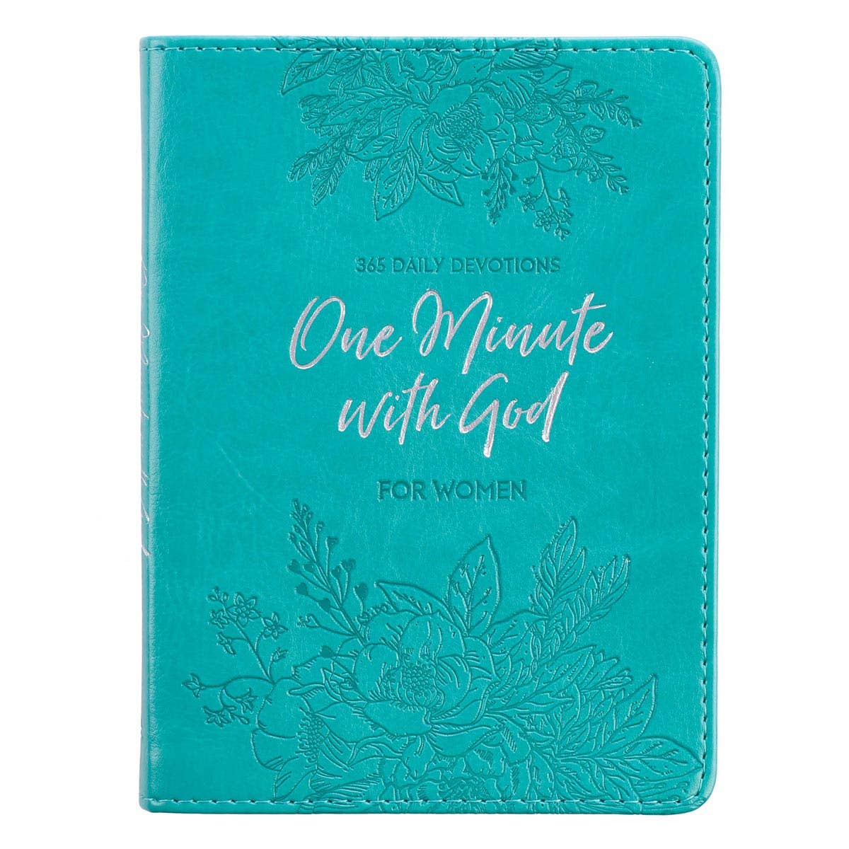 One Minute With God For Women Teal Faux Leather Devotional