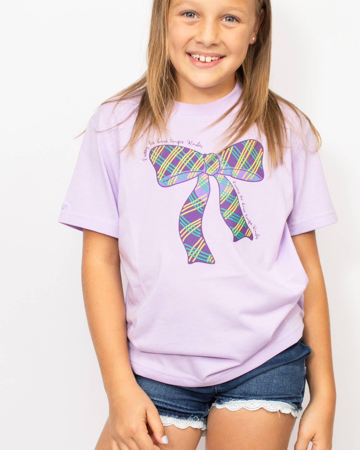 Youth Laissez Bow Short Sleeve Crew Neck T-Shirt