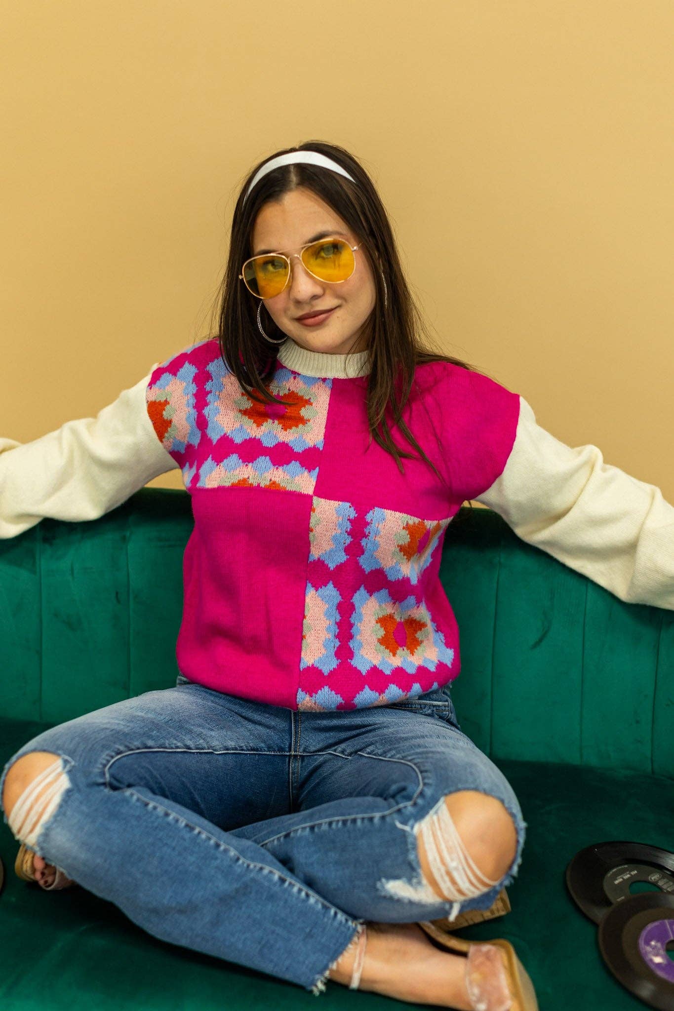 Groovy Square Sweater