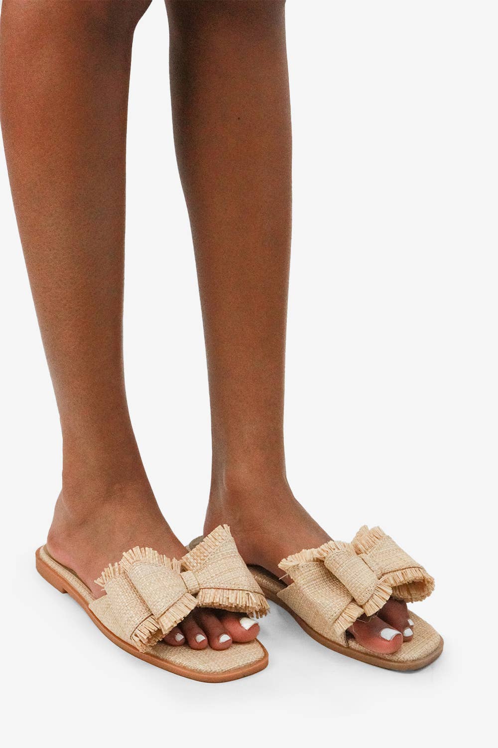 RESORT STAY -  Raffia Bow Sandal