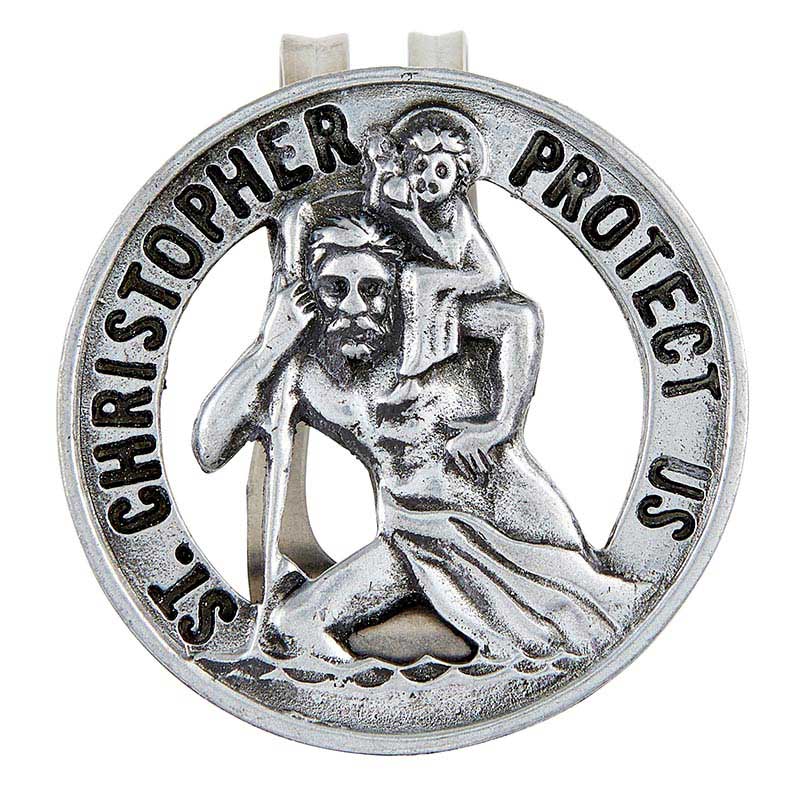 St Christopher Visor Clip