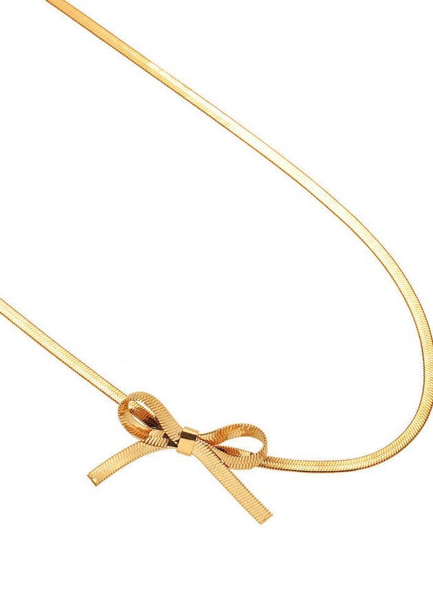 Bow Necklace