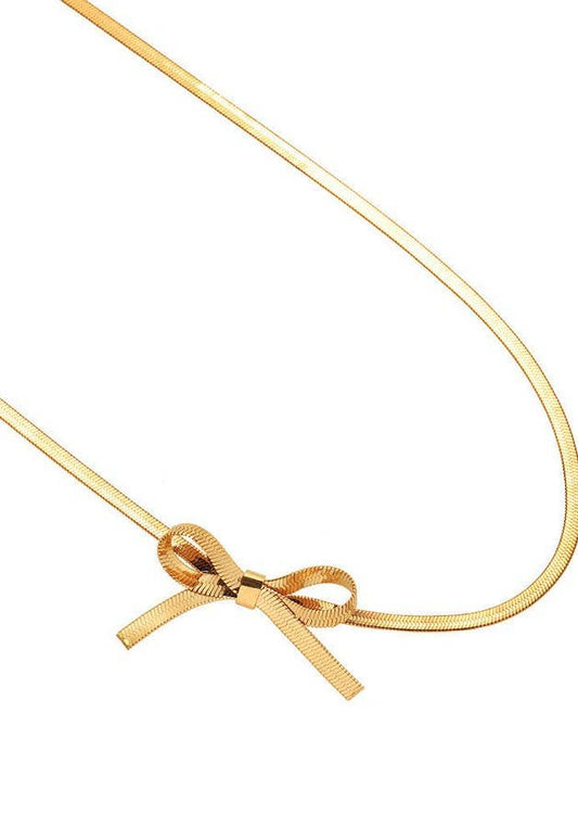Bow Necklace