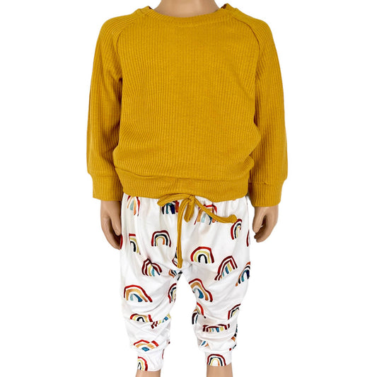 Kids Rainbow Sleepies Pajama Set