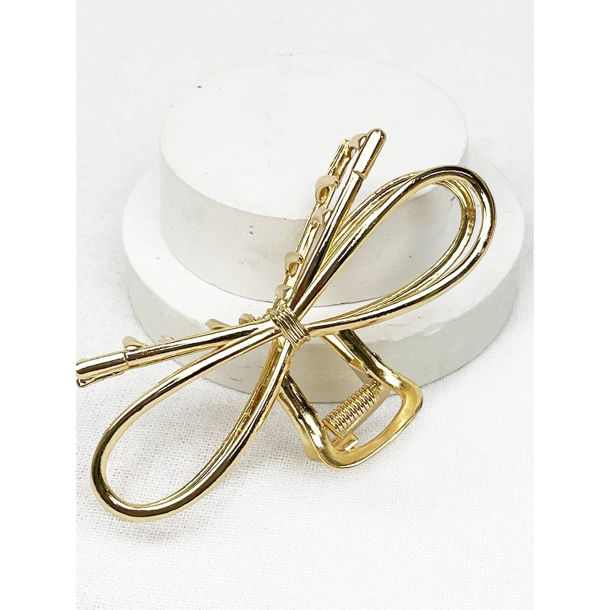 Metal Bow Shape Hair Claw Clips