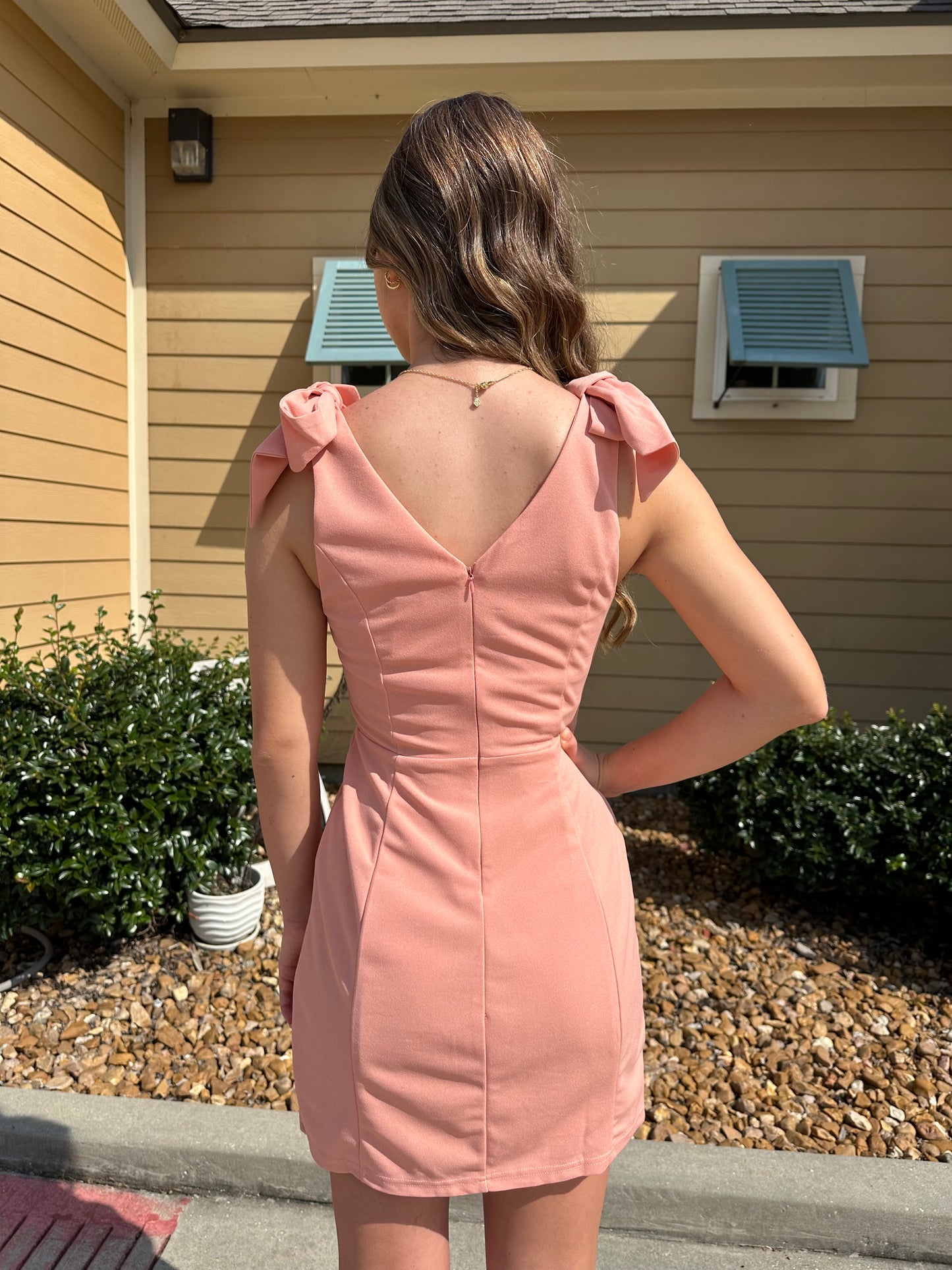 APRICOT MINI DRESS