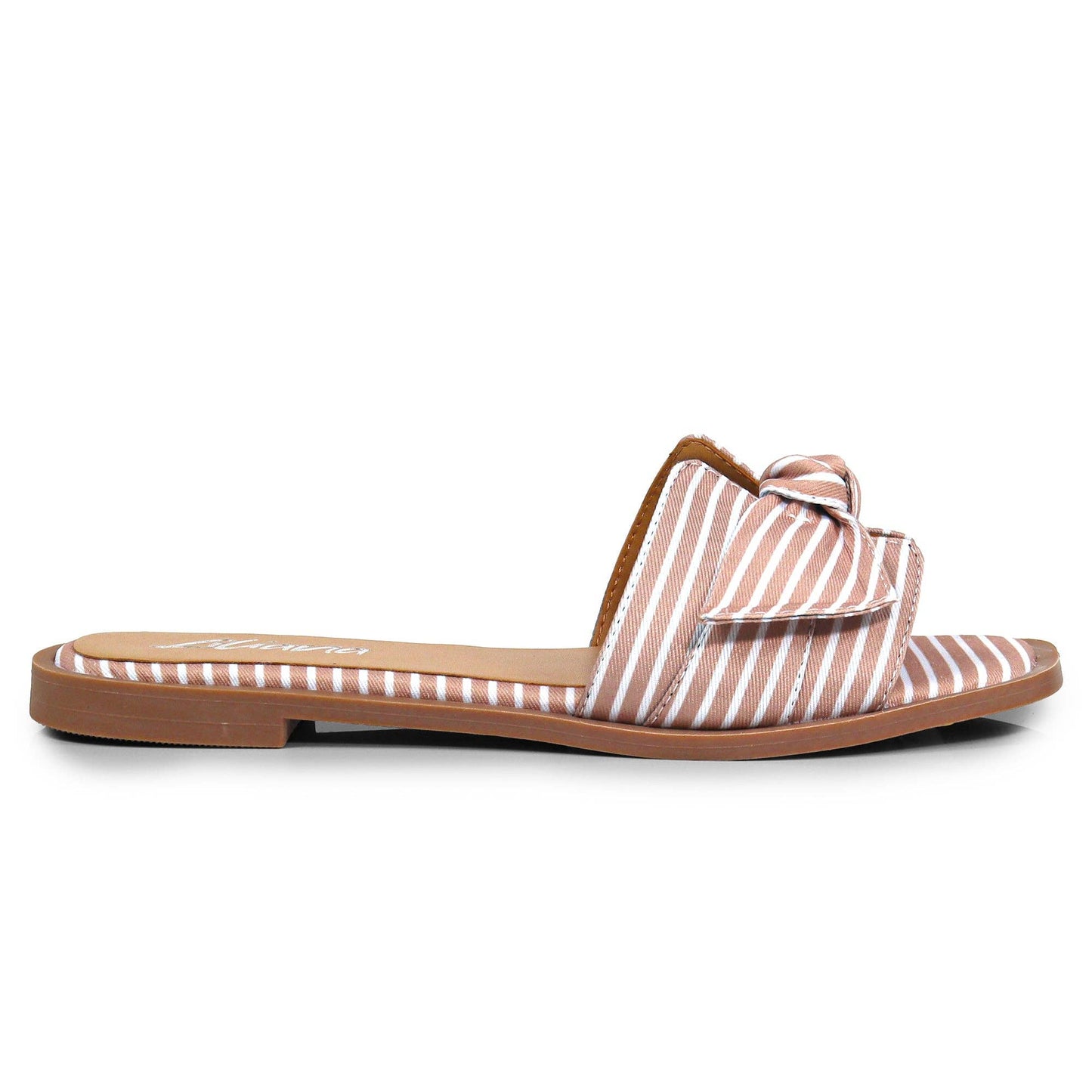 HAILIE-2 KNOT SANDAL STRIPE