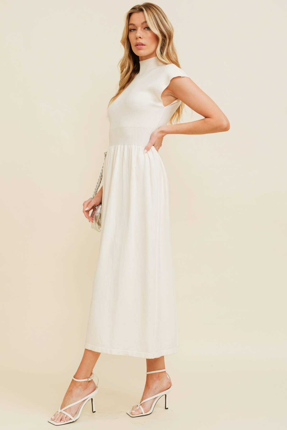 Mock Neck Maxi