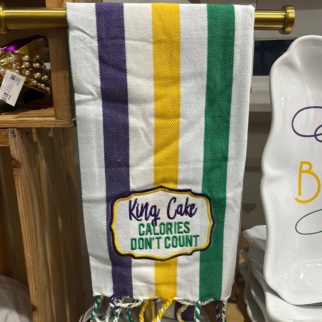 King Cake Calories Towel