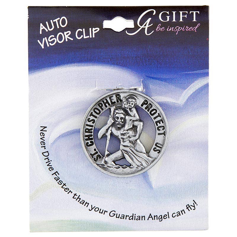 St Christopher Visor Clip