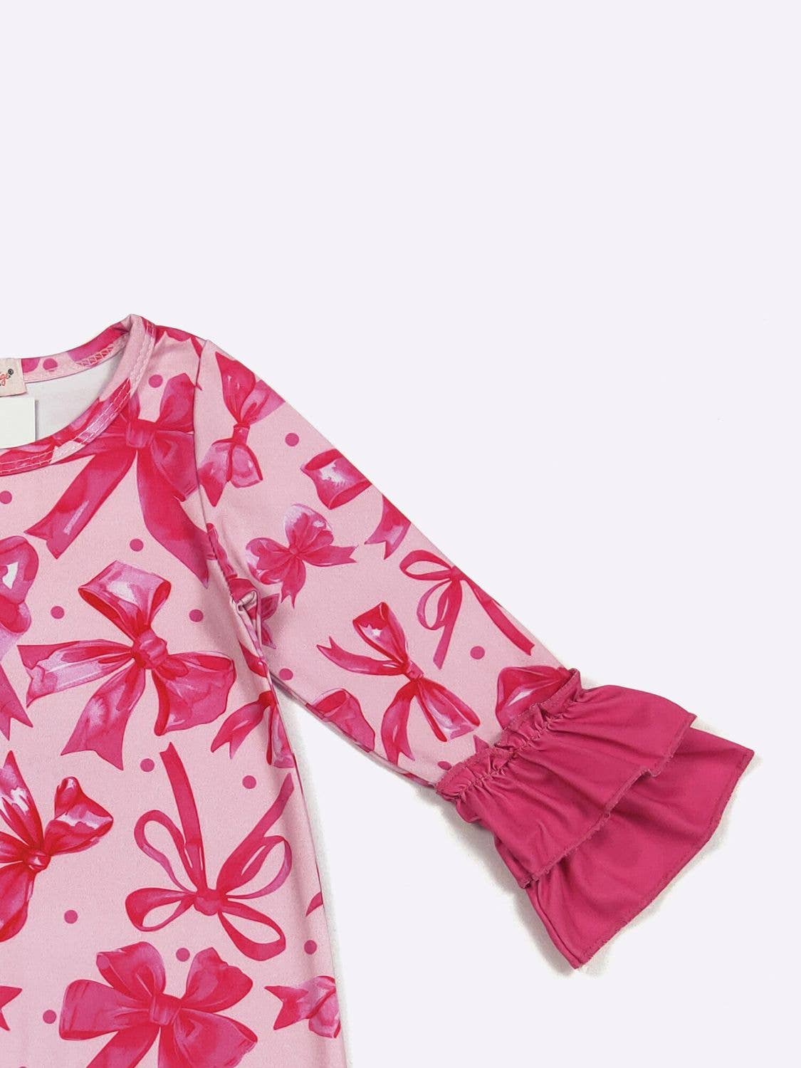 Fuchsia Coquette Baby Romper