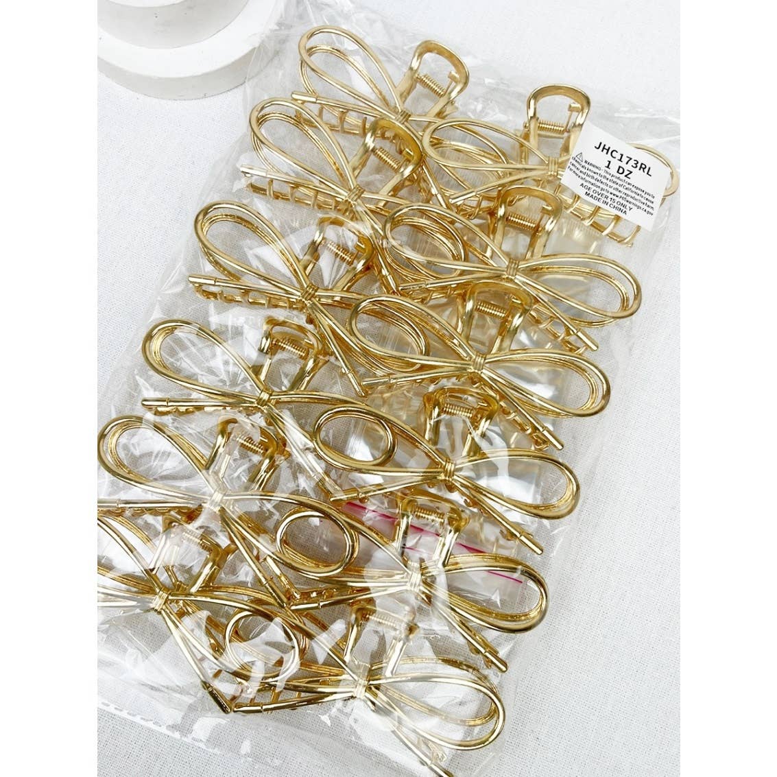 Metal Bow Shape Hair Claw Clips