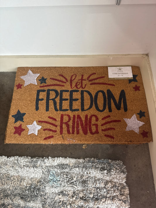 Let Freedom Ring Coir Mat