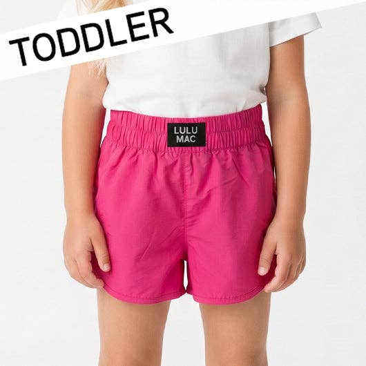 Lulu Mac TODDLER SOLID SHORT (Multiple Colors)
