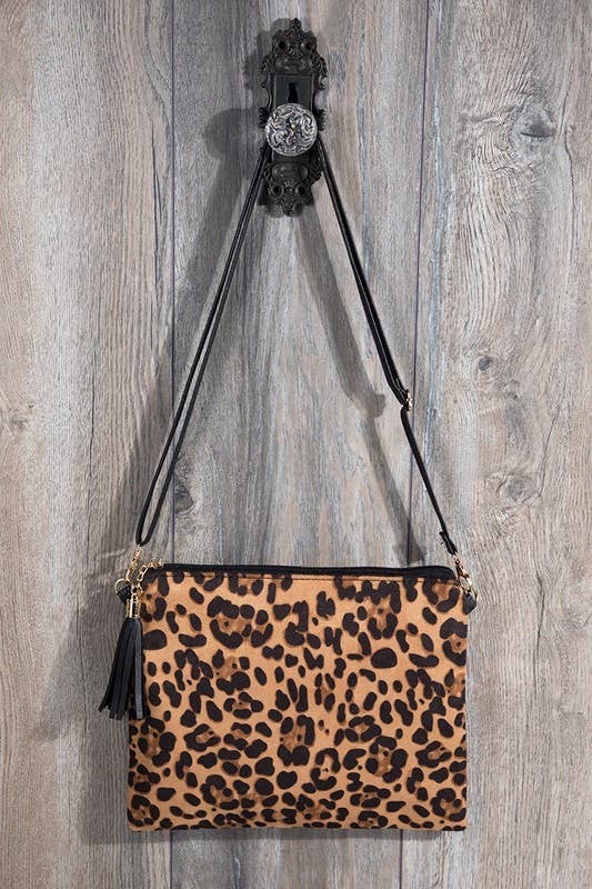 Animal Print Cross Body/Clutch Bag