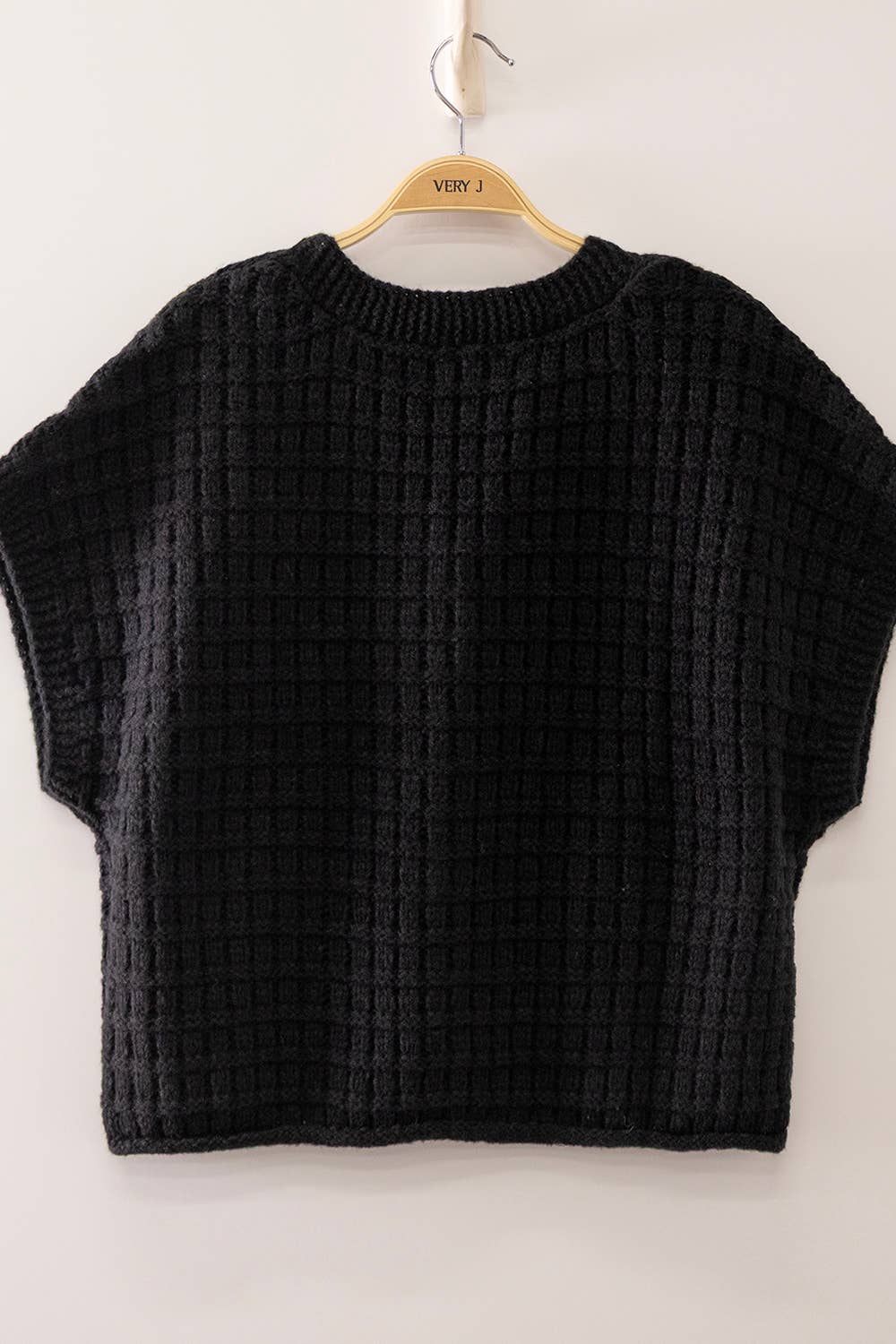 Waffle Texture Crop Cardigan (Multiple Colors)