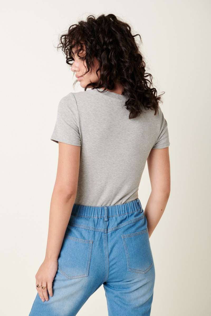 DISTRESSED JOGGER DENIM PANTS