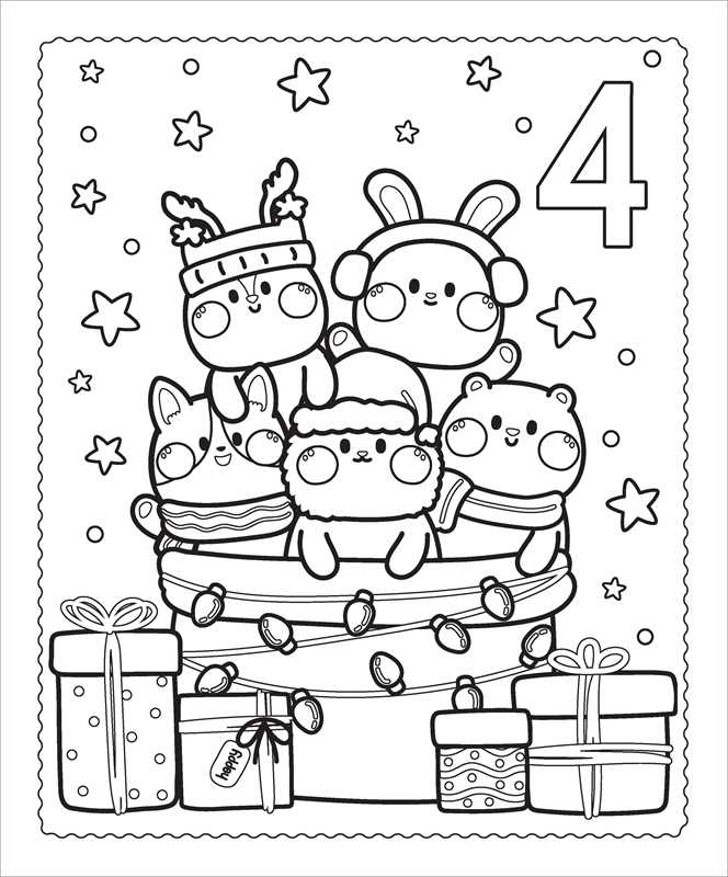 Markerific: Christmas Advent Coloring