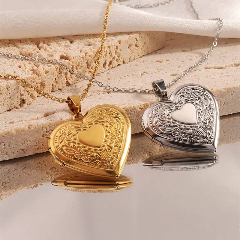 18K DIPPED STAINLESS STEEL TARNISH FREE LOCKET