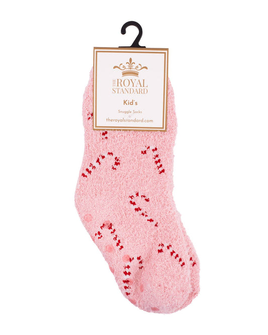 Kid's Candy Cane Cutie Snuggle Socks (2-5)