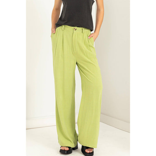 RELAX FIT HIGH WAISTED TROUSERS