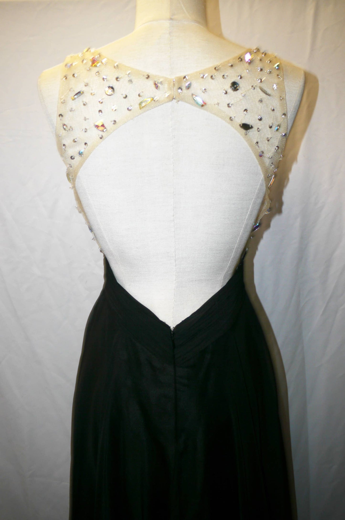 Chiffon Dress With Jewel Rhinestones ~ Medium