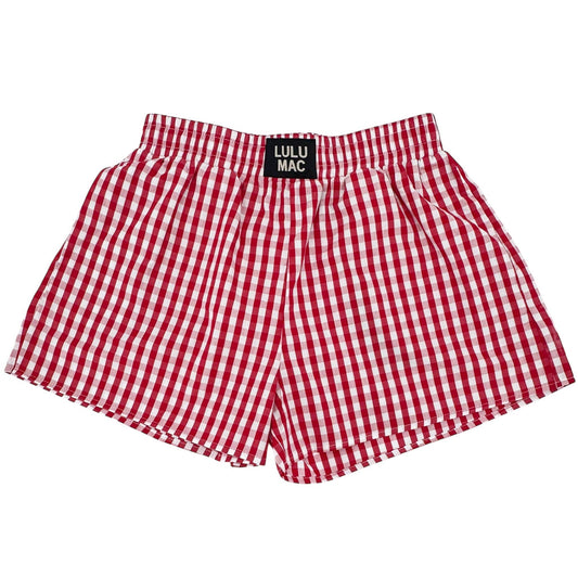 GINGHAM BOXER SHORT (multiple colors)