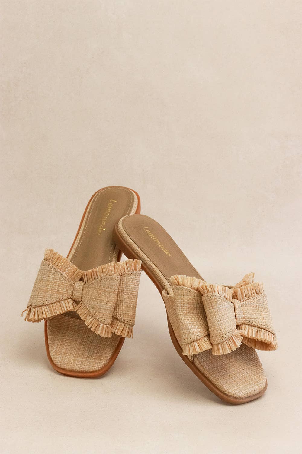 RESORT STAY -  Raffia Bow Sandal