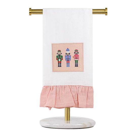 Nutcracker March Ruffle Hand Towel 20x28