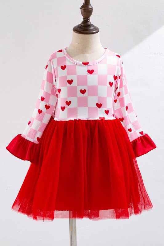 Red Heart Tutu Dress