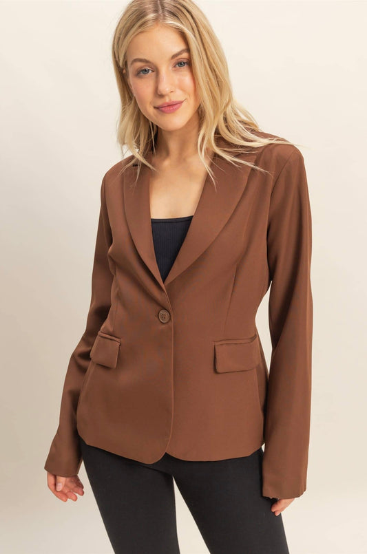 Single Button Blazer