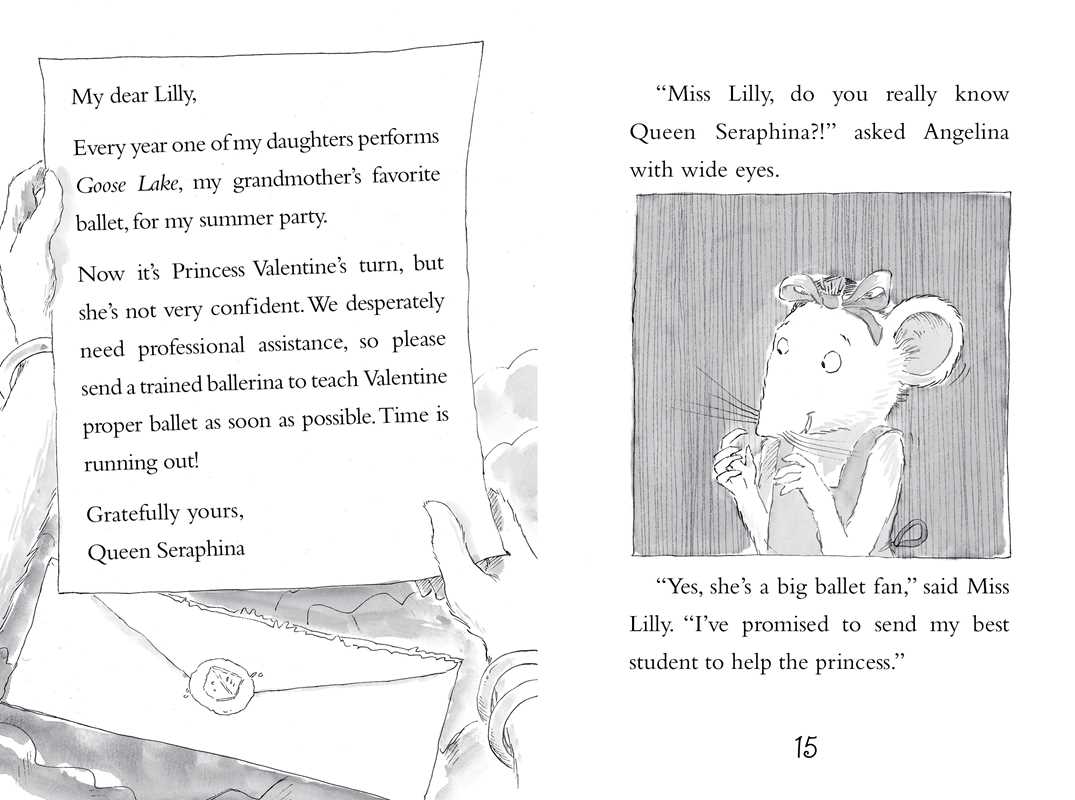 Angelina Ballerina and the Dancing Princess ~ Paperbook