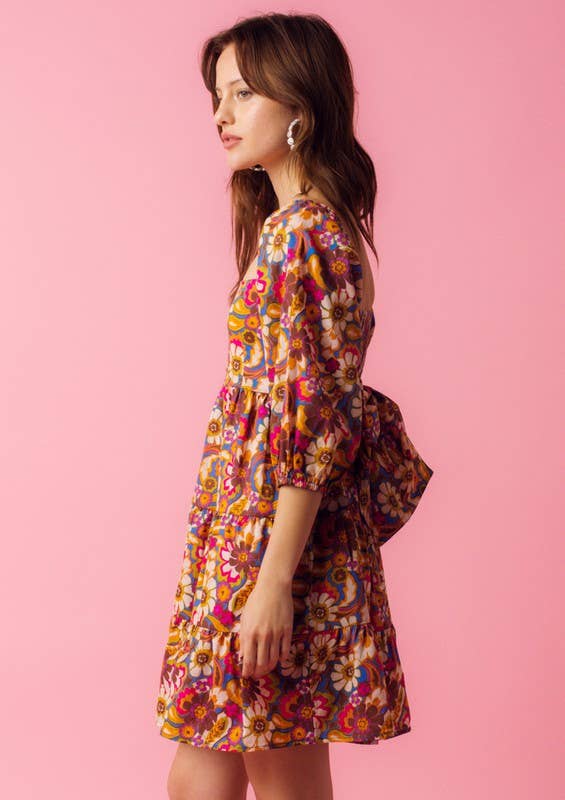 Avalee Multi Floral Mini Dress