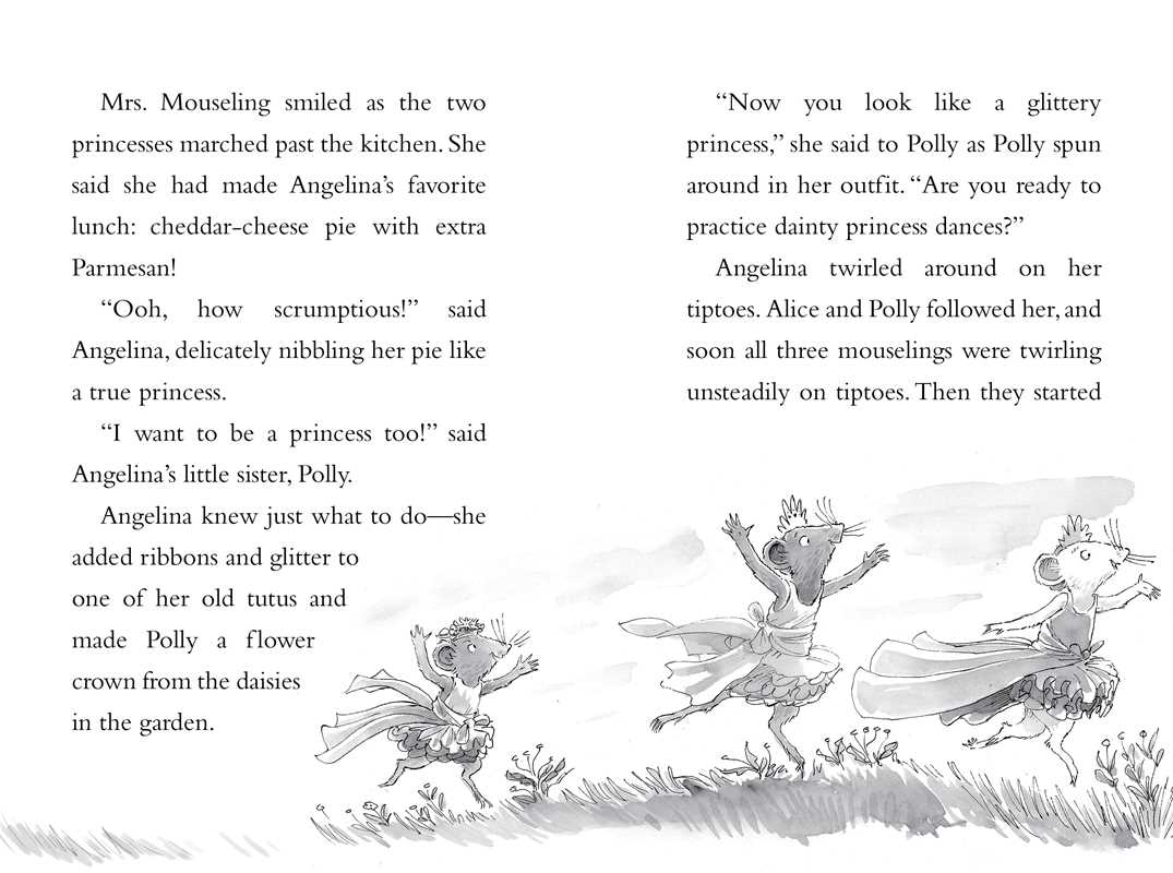 Angelina Ballerina and the Dancing Princess ~ Paperbook