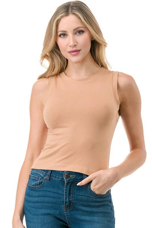 SEAMLESS CROP TANK TOP