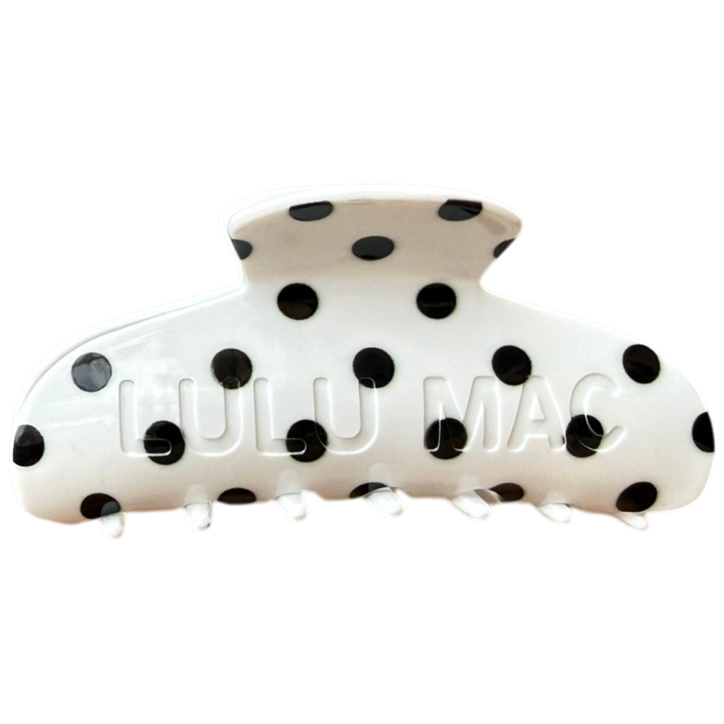 LULU MAC HAIR CLIPS Polka Dot