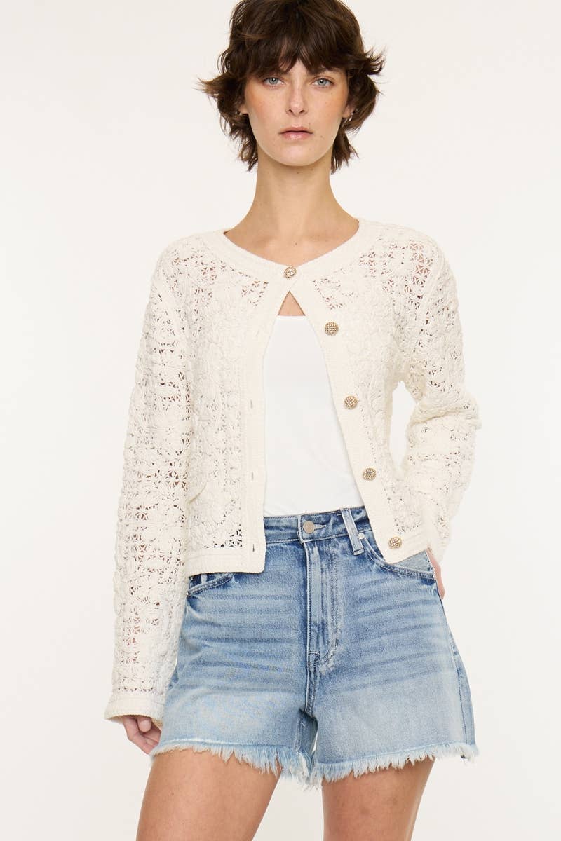 HIGH RISE MOM SHORTS