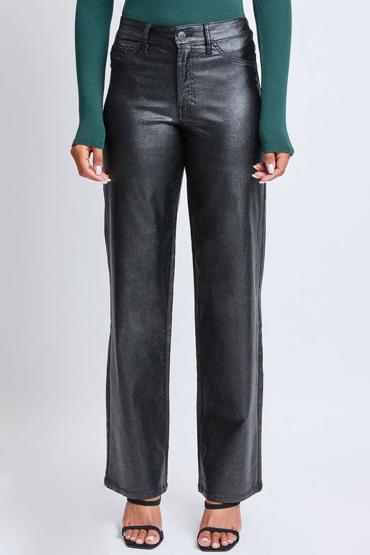 Hyperstretch Straight Leg Metallic Pan