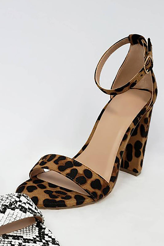 ARIANNA LEOPARD PRINT ANKLE STRAP BLOCK HEEL