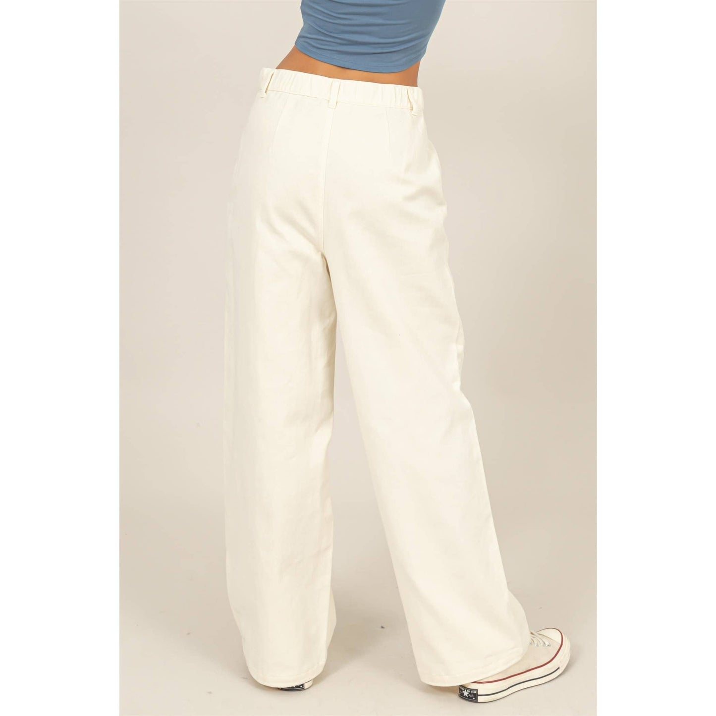 High Waist Wide Leg Pants