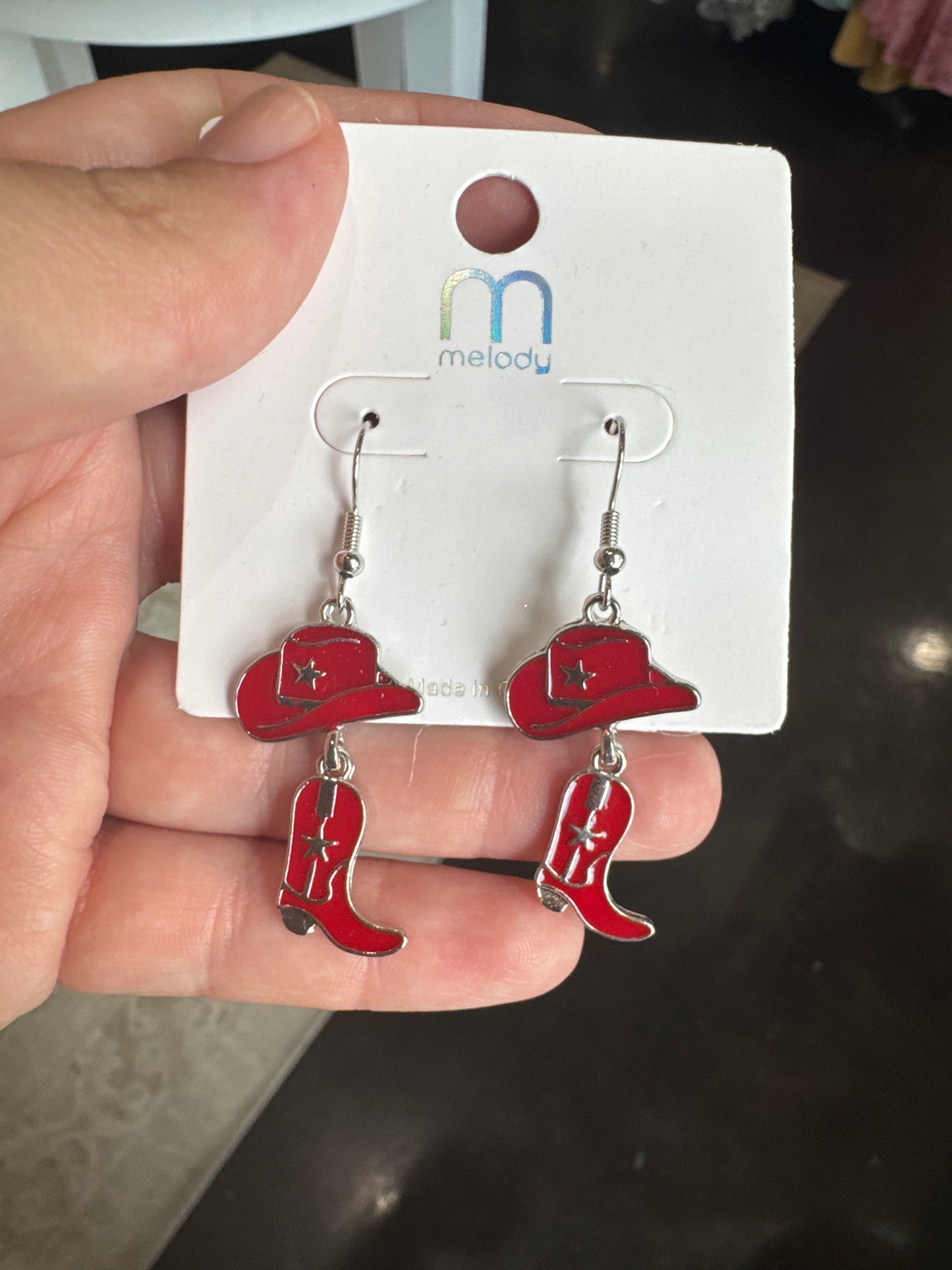 Western Cowgirl Earrings Set