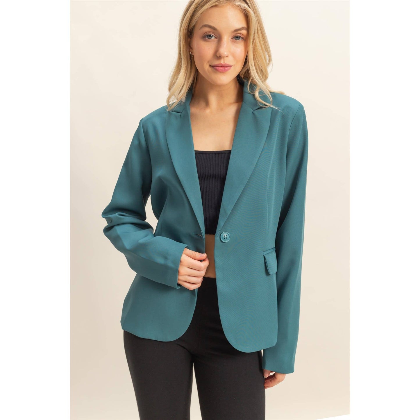 Single Button Blazer