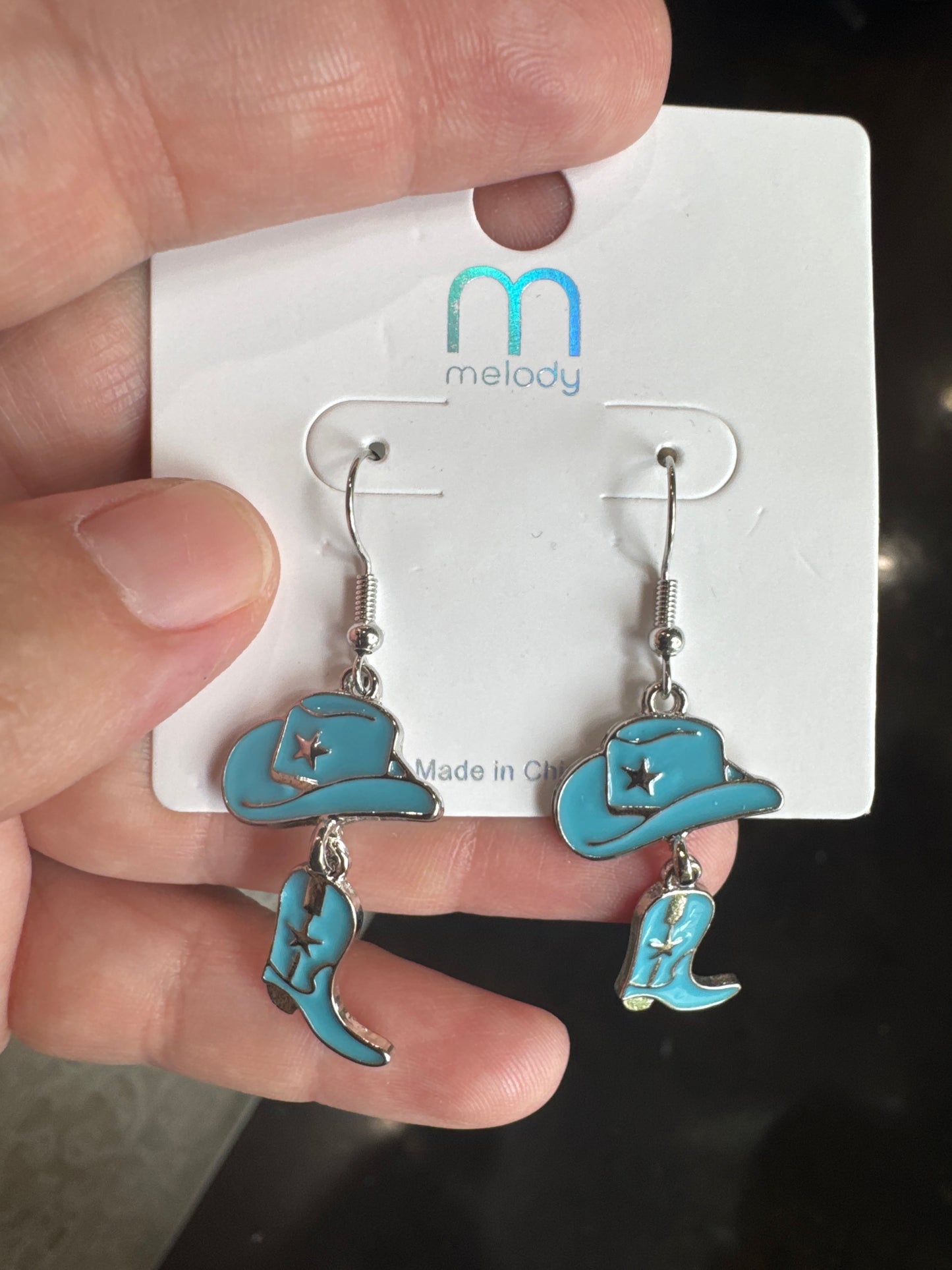 Western Cowgirl Earrings Set