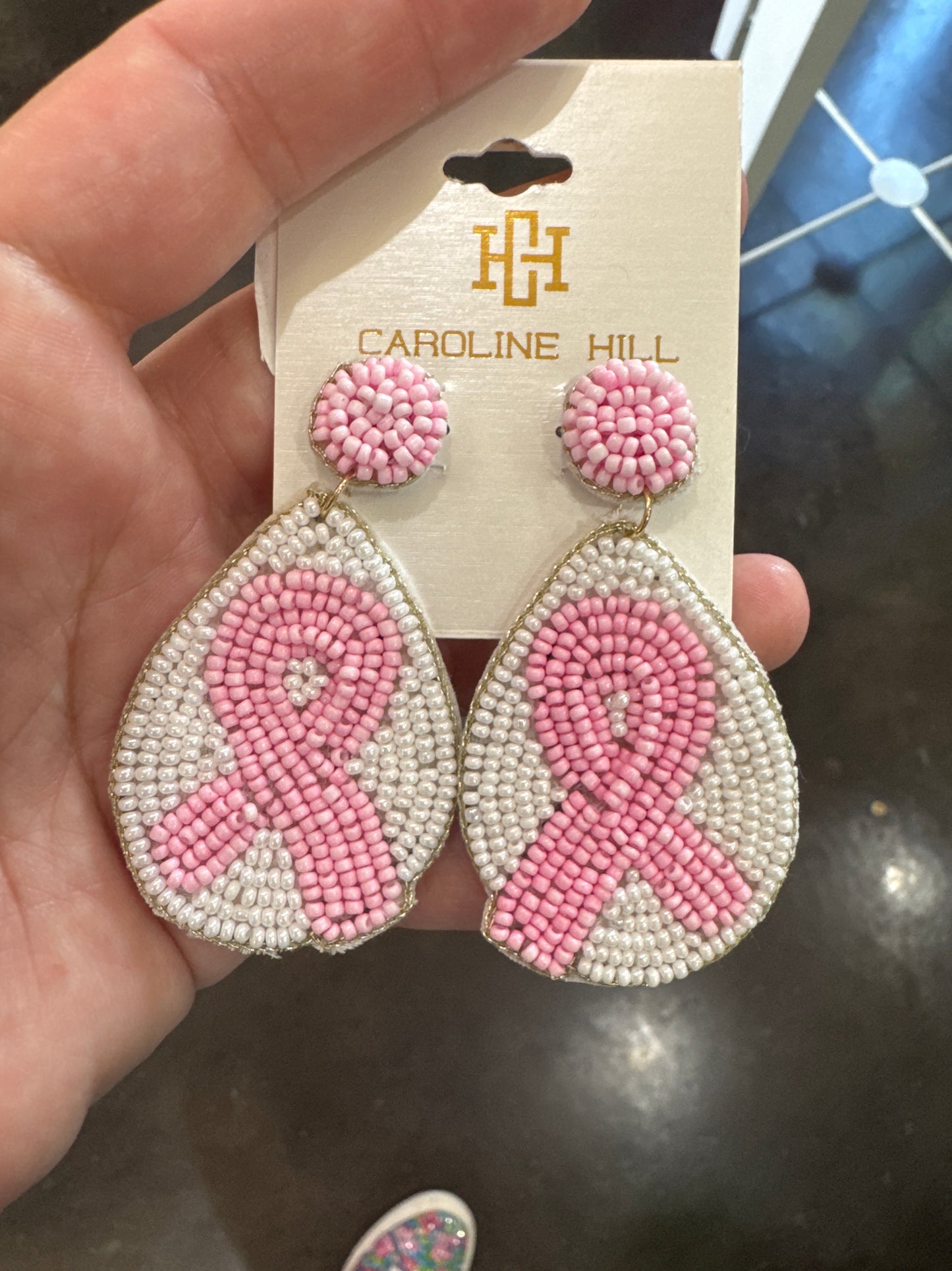 Komen Ribbon Earring