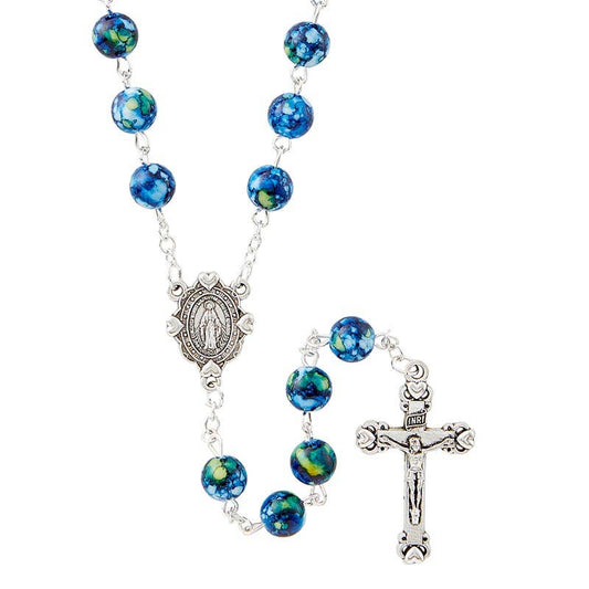 Campania Rosary - Dark Blue