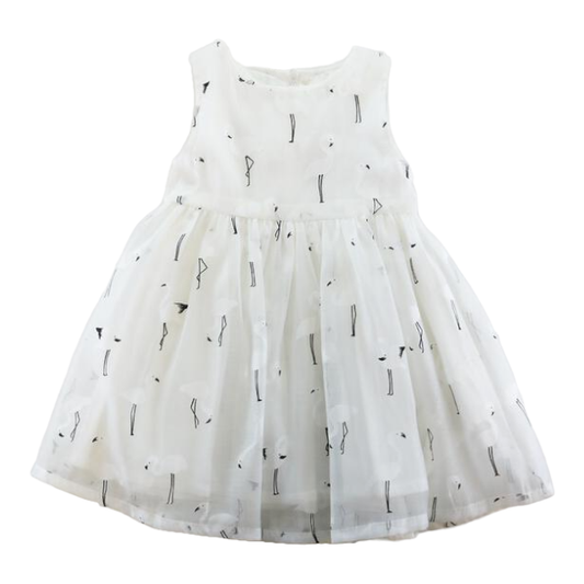 Bow Back Flamingo Dress