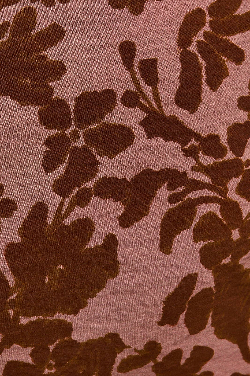 COLLAR BUTTON UP LONG SLEEVE WAIST TIE FLORAL MINI DRESS