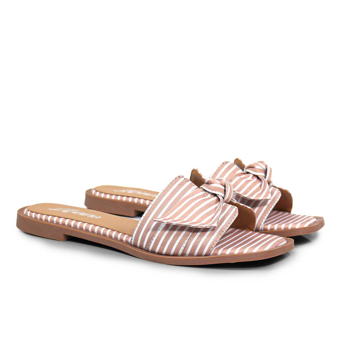 HAILIE-2 KNOT SANDAL STRIPE