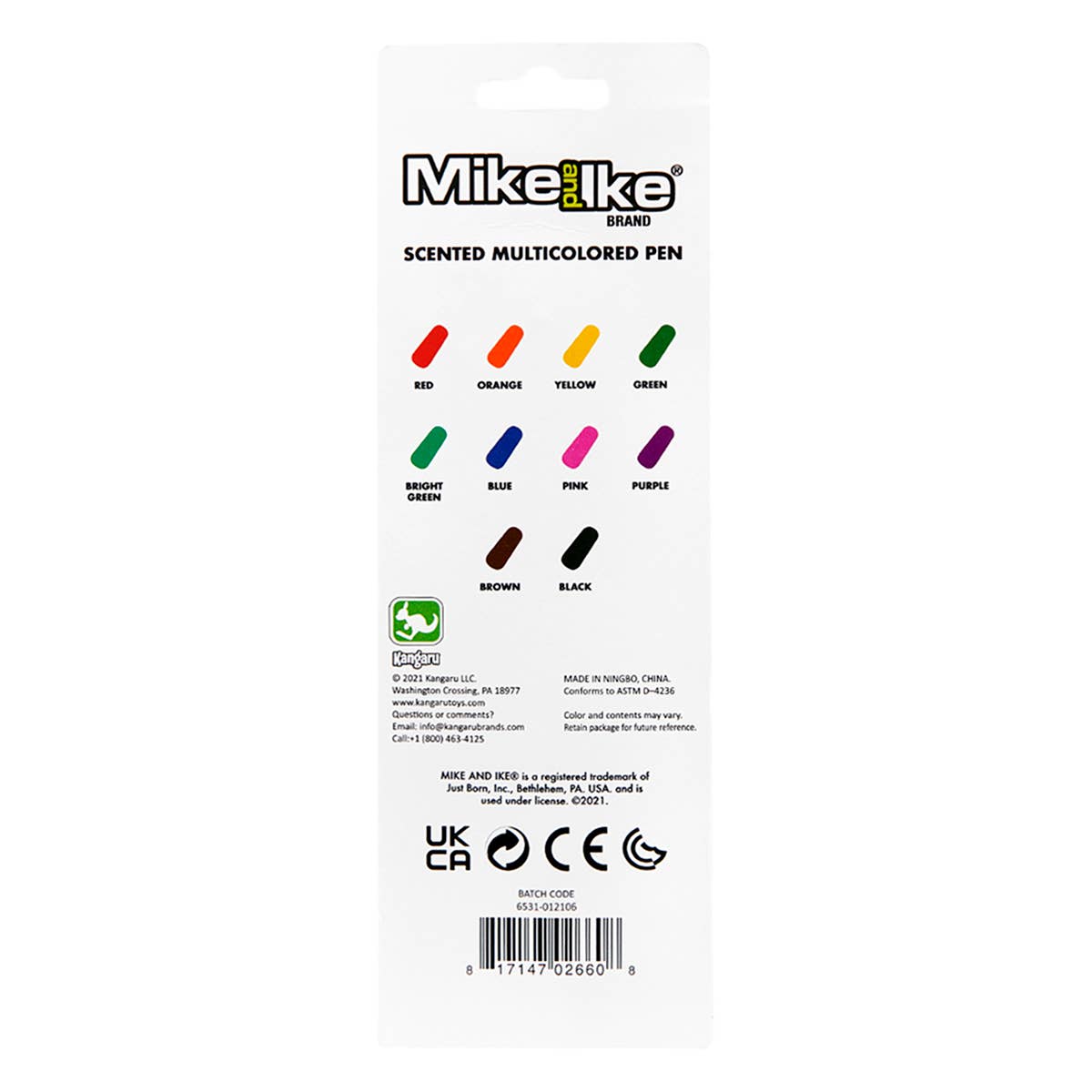 Mike & Ike Rainbow Pen