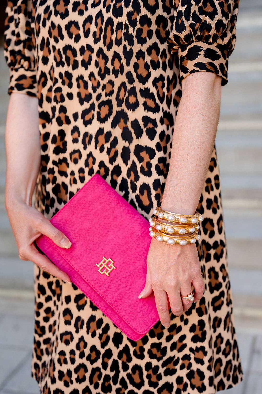 Harriette Pearl Bracelet Gold: Default
